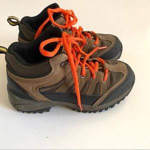 Bearpaw Boy's Brown Leather Hiking Boots